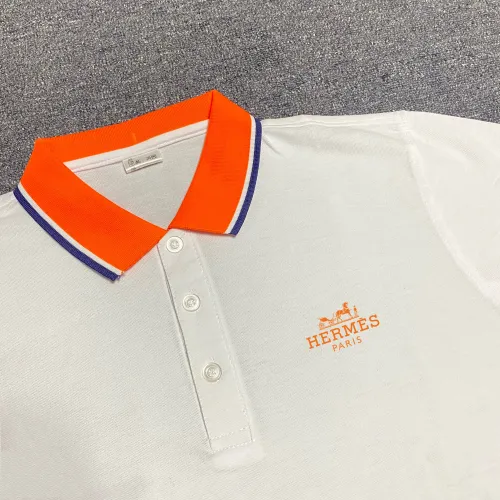 Replica Hermes T-Shirts Short Sleeved For Men #1437523 $29.00 USD for Wholesale