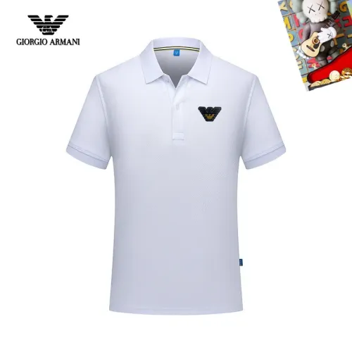 Wholesale Armani T-Shirts Short Sleeved For Men #1437530 $29.00 USD, Wholesale Quality Replica Armani T-Shirts