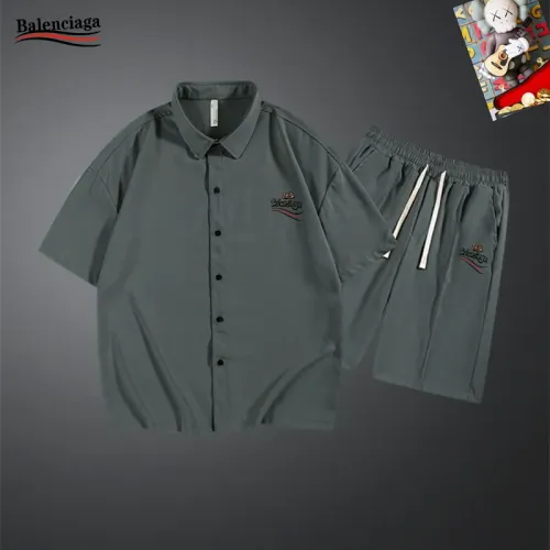 Wholesale Balenciaga Fashion Tracksuits Short Sleeved For Men #1437553 $48.00 USD, Wholesale Quality Replica Balenciaga Fashion Tracksuits