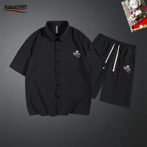 Wholesale Balenciaga Fashion Tracksuits Short Sleeved For Men #1437554 $48.00 USD, Wholesale Quality Replica Balenciaga Fashion Tracksuits