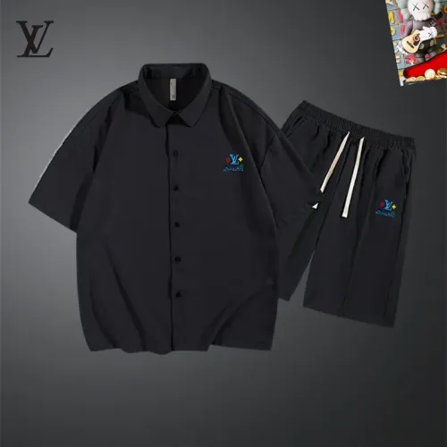 Wholesale Louis Vuitton LV Tracksuits Short Sleeved For Men #1437560 $48.00 USD, Wholesale Quality Replica Louis Vuitton LV Tracksuits
