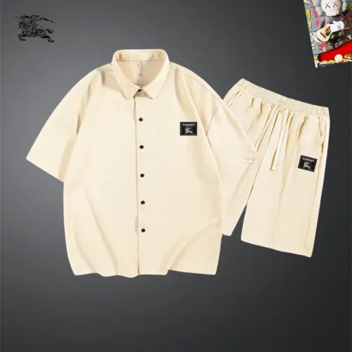 Wholesale Burberry Tracksuits Short Sleeved For Men #1437585 $48.00 USD, Wholesale Quality Replica Burberry Tracksuits
