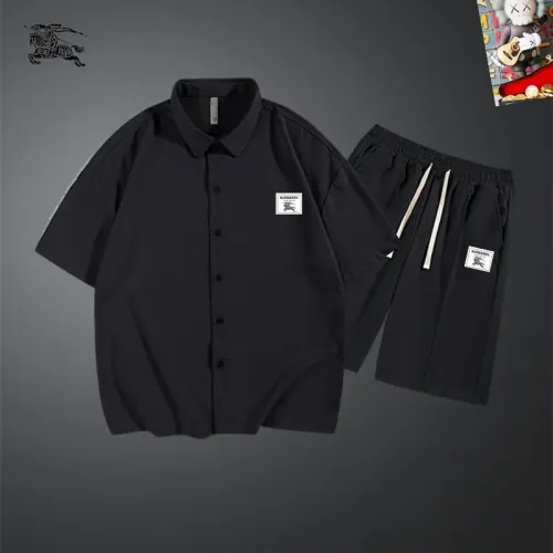Wholesale Burberry Tracksuits Short Sleeved For Men #1437587 $48.00 USD, Wholesale Quality Replica Burberry Tracksuits