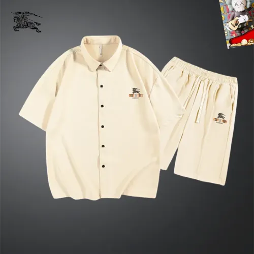 Wholesale Burberry Tracksuits Short Sleeved For Men #1437591 $48.00 USD, Wholesale Quality Replica Burberry Tracksuits