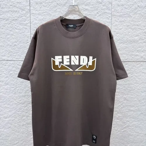 Wholesale Fendi T-Shirts Short Sleeved For Unisex #1437619 $36.00 USD, Wholesale Quality Replica Fendi T-Shirts