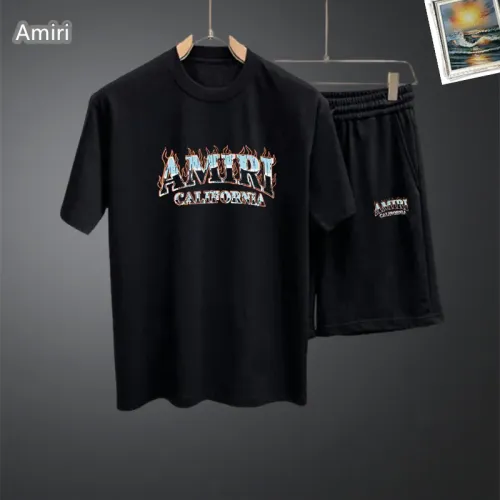 Wholesale Amiri Tracksuits Short Sleeved For Men #1437629 $48.00 USD, Wholesale Quality Replica Amiri Tracksuits