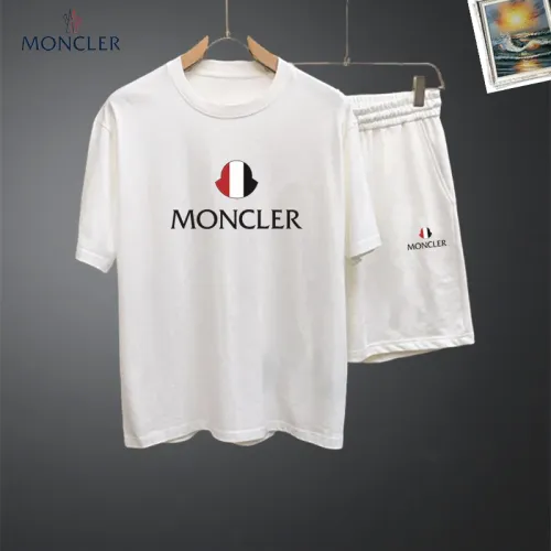 Wholesale Moncler Tracksuits Short Sleeved For Men #1437630 $48.00 USD, Wholesale Quality Replica Moncler Tracksuits
