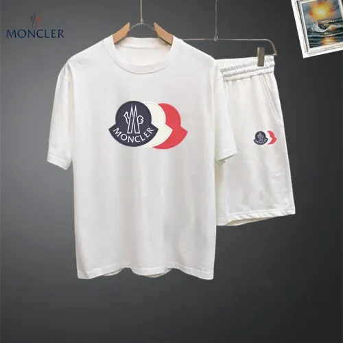 Wholesale Moncler Tracksuits Short Sleeved For Men #1437635 $48.00 USD, Wholesale Quality Replica Moncler Tracksuits