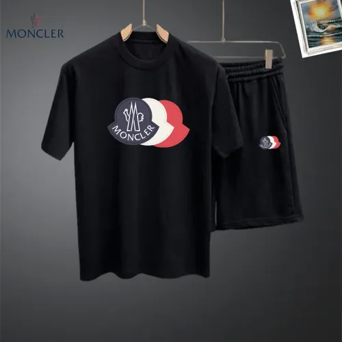 Wholesale Moncler Tracksuits Short Sleeved For Men #1437636 $48.00 USD, Wholesale Quality Replica Moncler Tracksuits