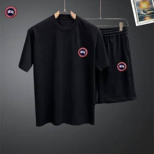 Wholesale Canada Goose Tracksuits Short Sleeved For Men #1437659 $48.00 USD, Wholesale Quality Replica Canada Goose Tracksuits