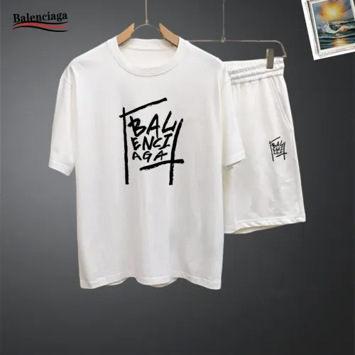 Wholesale Balenciaga Fashion Tracksuits Short Sleeved For Men #1437692 $48.00 USD, Wholesale Quality Replica Balenciaga Fashion Tracksuits