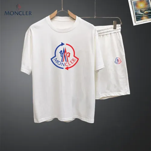 Wholesale Moncler Tracksuits Short Sleeved For Men #1437698 $48.00 USD, Wholesale Quality Replica Moncler Tracksuits