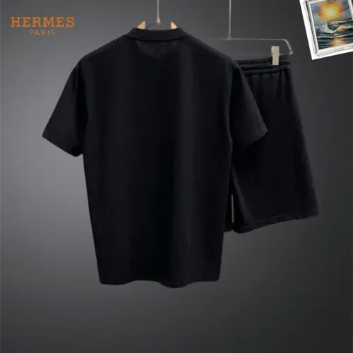Replica Hermes Tracksuits Short Sleeved For Men #1437703 $48.00 USD for Wholesale