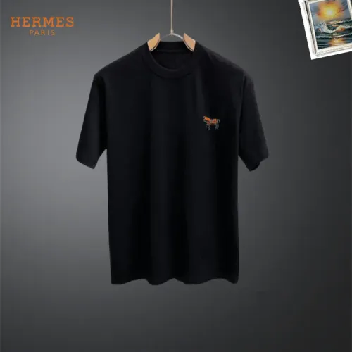 Replica Hermes Tracksuits Short Sleeved For Men #1437703 $48.00 USD for Wholesale