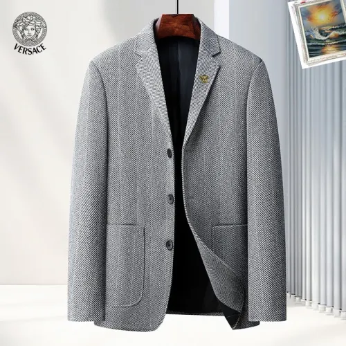 Wholesale Versace Jackets Long Sleeved For Men #1437726 $68.00 USD, Wholesale Quality Replica Versace Jackets