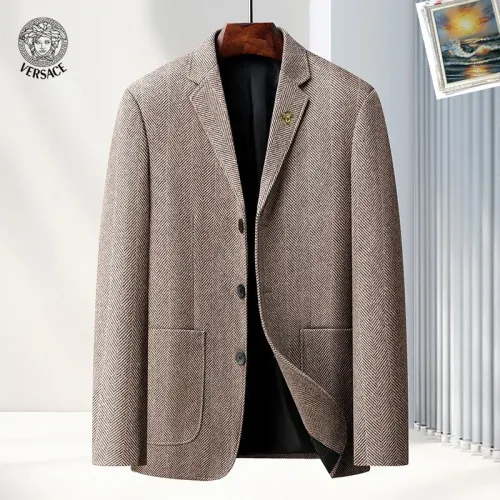 Wholesale Versace Jackets Long Sleeved For Men #1437727 $68.00 USD, Wholesale Quality Replica Versace Jackets