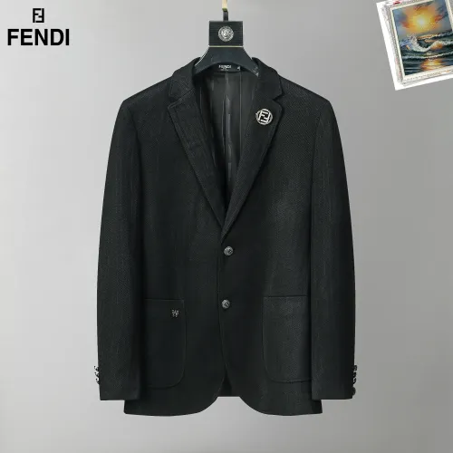 Wholesale Fendi Jackets Long Sleeved For Men #1437730 $68.00 USD, Wholesale Quality Replica Fendi Jackets