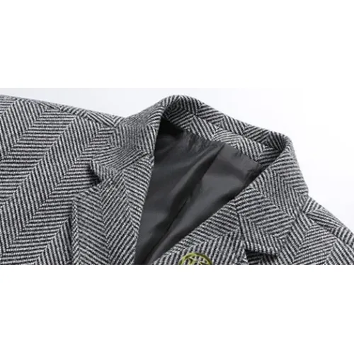 Replica Hermes Jackets Long Sleeved For Men #1437741 $68.00 USD for Wholesale