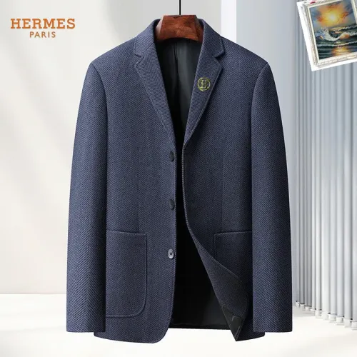 Wholesale Hermes Jackets Long Sleeved For Men #1437742 $68.00 USD, Wholesale Quality Replica Hermes Jackets