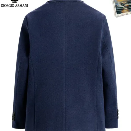 Replica Armani Jackets Long Sleeved For Men #1437754 $68.00 USD for Wholesale