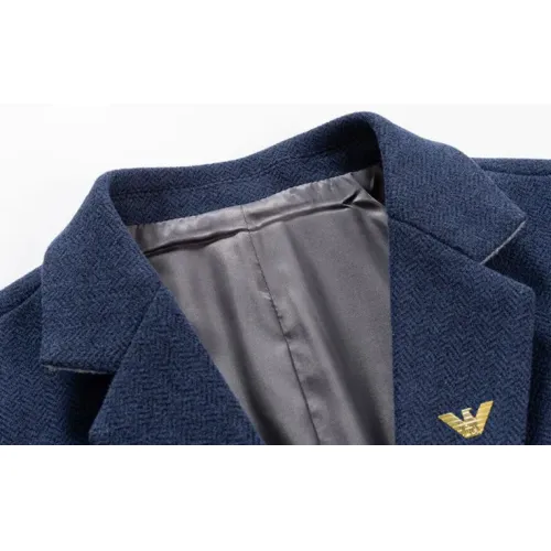 Replica Armani Jackets Long Sleeved For Men #1437754 $68.00 USD for Wholesale