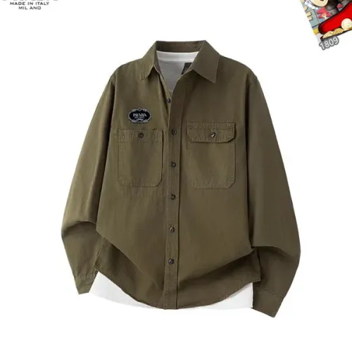 Wholesale Prada Jackets Long Sleeved For Men #1437758 $60.00 USD, Wholesale Quality Replica Prada Jackets