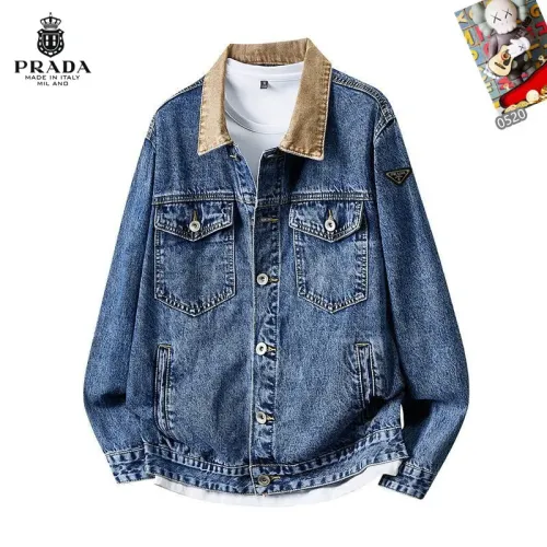 Wholesale Prada Jackets Long Sleeved For Men #1437765 $60.00 USD, Wholesale Quality Replica Prada Jackets