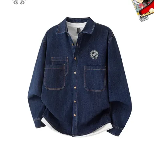 Wholesale Chrome Hearts Jackets Long Sleeved For Men #1437767 $60.00 USD, Wholesale Quality Replica Chrome Hearts Jackets