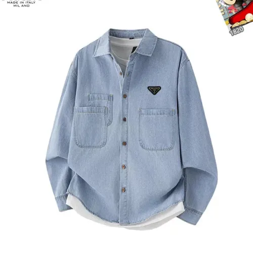 Wholesale Prada Jackets Long Sleeved For Men #1437776 $60.00 USD, Wholesale Quality Replica Prada Jackets