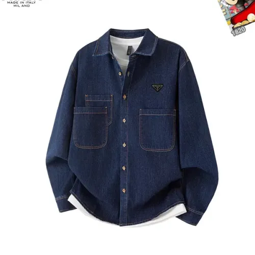 Wholesale Prada Jackets Long Sleeved For Men #1437777 $60.00 USD, Wholesale Quality Replica Prada Jackets