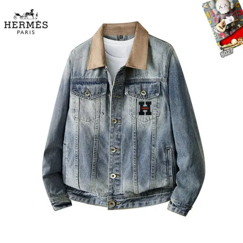 Wholesale Hermes Jackets Long Sleeved For Men #1437780 $60.00 USD, Wholesale Quality Replica Hermes Jackets