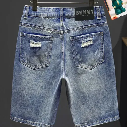Replica Balmain Jeans For Men #1437785 $40.00 USD for Wholesale