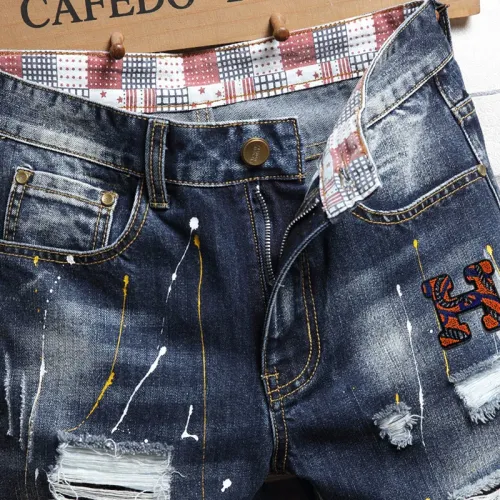 Replica Hermes Jeans For Men #1437790 $40.00 USD for Wholesale