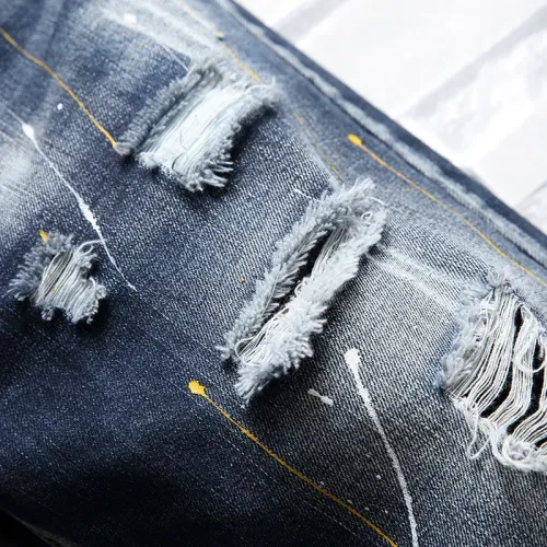 Replica Hermes Jeans For Men #1437790 $40.00 USD for Wholesale