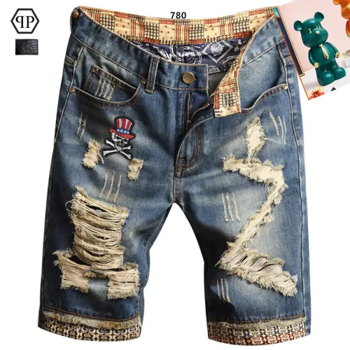 Wholesale Philipp Plein PP Jeans For Men #1437791 $40.00 USD, Wholesale Quality Replica Philipp Plein PP Jeans