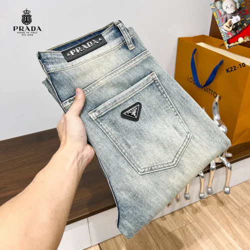 Wholesale Prada Jeans For Men #1437800 $48.00 USD, Wholesale Quality Replica Prada Jeans