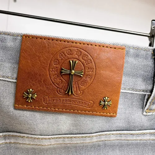 Replica Chrome Hearts Jeans For Men #1437805 $48.00 USD for Wholesale