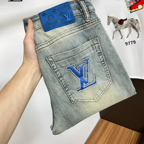 Wholesale Louis Vuitton LV Jeans For Men #1437809 $48.00 USD, Wholesale Quality Replica Louis Vuitton LV Jeans