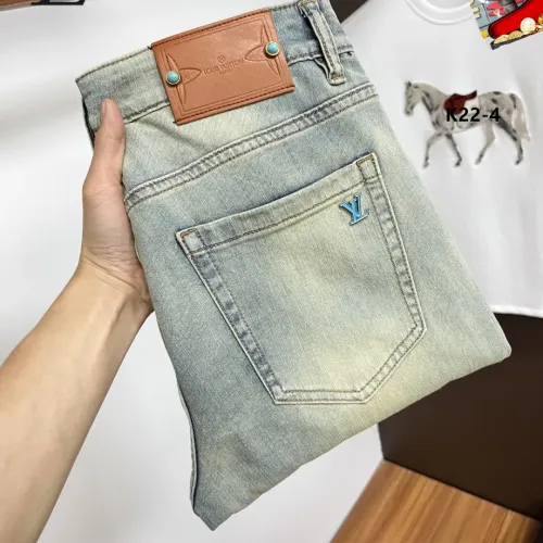 Wholesale Louis Vuitton LV Jeans For Men #1437812 $48.00 USD, Wholesale Quality Replica Louis Vuitton LV Jeans
