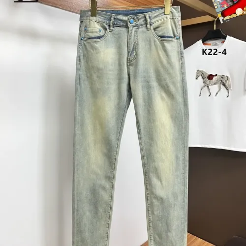Replica Louis Vuitton LV Jeans For Men #1437812 $48.00 USD for Wholesale