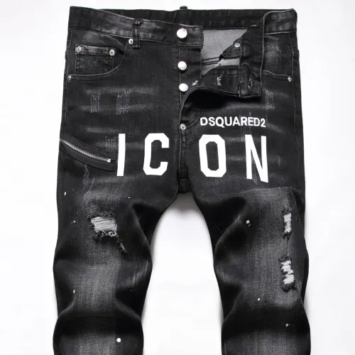 Replica Dsquared Jeans For Men #1437826 $48.00 USD for Wholesale