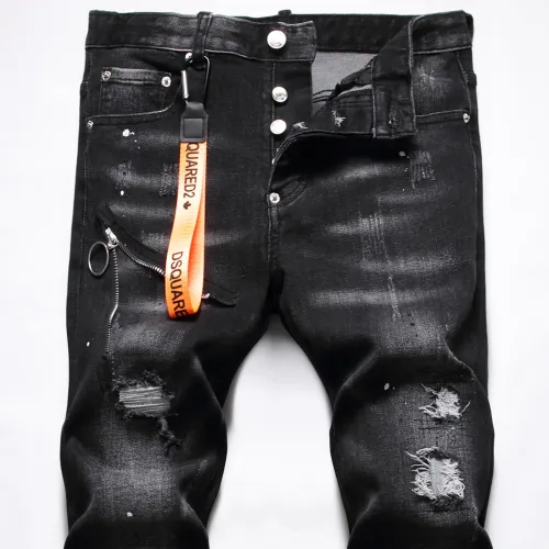 Replica Dsquared Jeans For Men #1437829 $48.00 USD for Wholesale