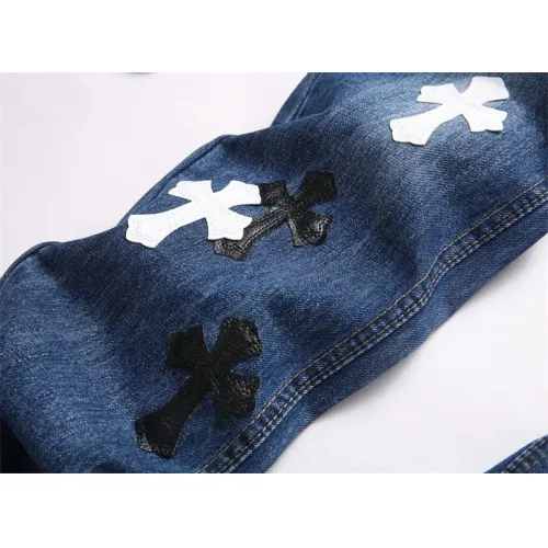 Replica Chrome Hearts Jeans For Men #1437830 $48.00 USD for Wholesale