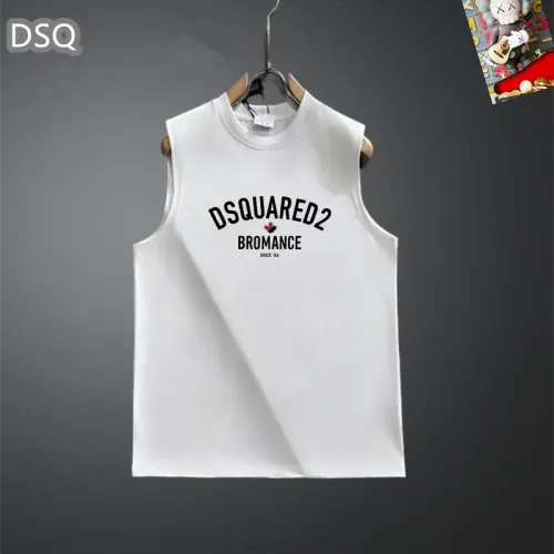 Wholesale Dsquared T-Shirts Sleeveless For Unisex #1437848 $25.00 USD, Wholesale Quality Replica Dsquared T-Shirts