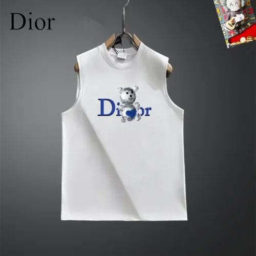 Wholesale Christian Dior T-Shirts Sleeveless For Unisex #1437852 $25.00 USD, Wholesale Quality Replica Christian Dior T-Shirts