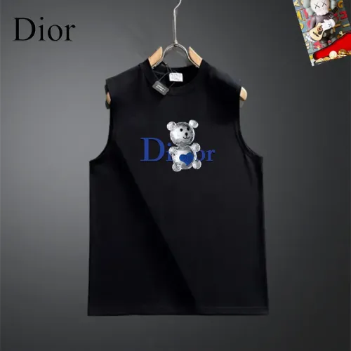 Wholesale Christian Dior T-Shirts Sleeveless For Unisex #1437853 $25.00 USD, Wholesale Quality Replica Christian Dior T-Shirts