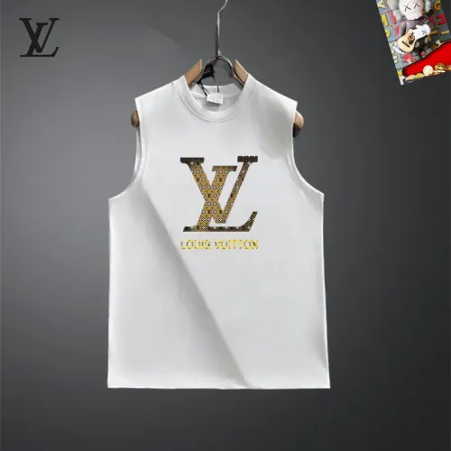 Wholesale Louis Vuitton LV T-Shirts Sleeveless For Unisex #1437866 $25.00 USD, Wholesale Quality Replica Louis Vuitton LV T-Shirts