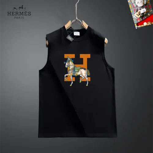 Wholesale Hermes T-Shirts Sleeveless For Unisex #1437869 $25.00 USD, Wholesale Quality Replica Hermes T-Shirts