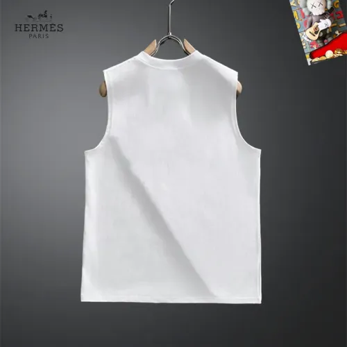 Replica Hermes T-Shirts Sleeveless For Unisex #1437874 $25.00 USD for Wholesale