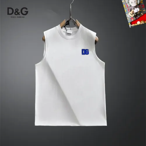 Wholesale Dolce &amp; Gabbana D&amp;G T-Shirts Sleeveless For Unisex #1437886 $25.00 USD, Wholesale Quality Replica Dolce &amp; Gabbana D&amp;G T-Shirts